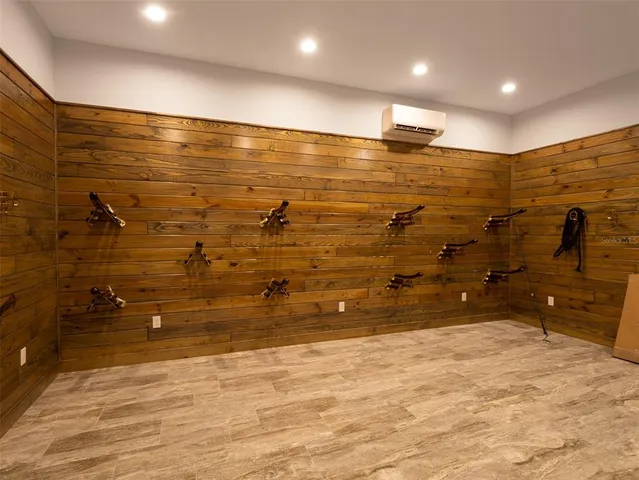 a bathroom with shower