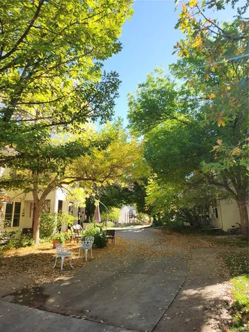 a view of a city street
