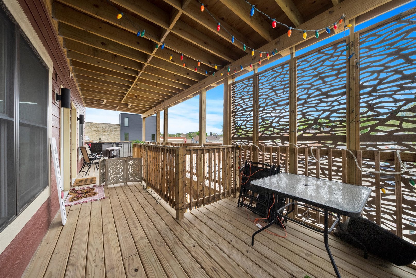 1016 South State Street, Unit 4 Lockport, IL 60441 - Photo 19 of 26 a view of a balcony with wooden floor