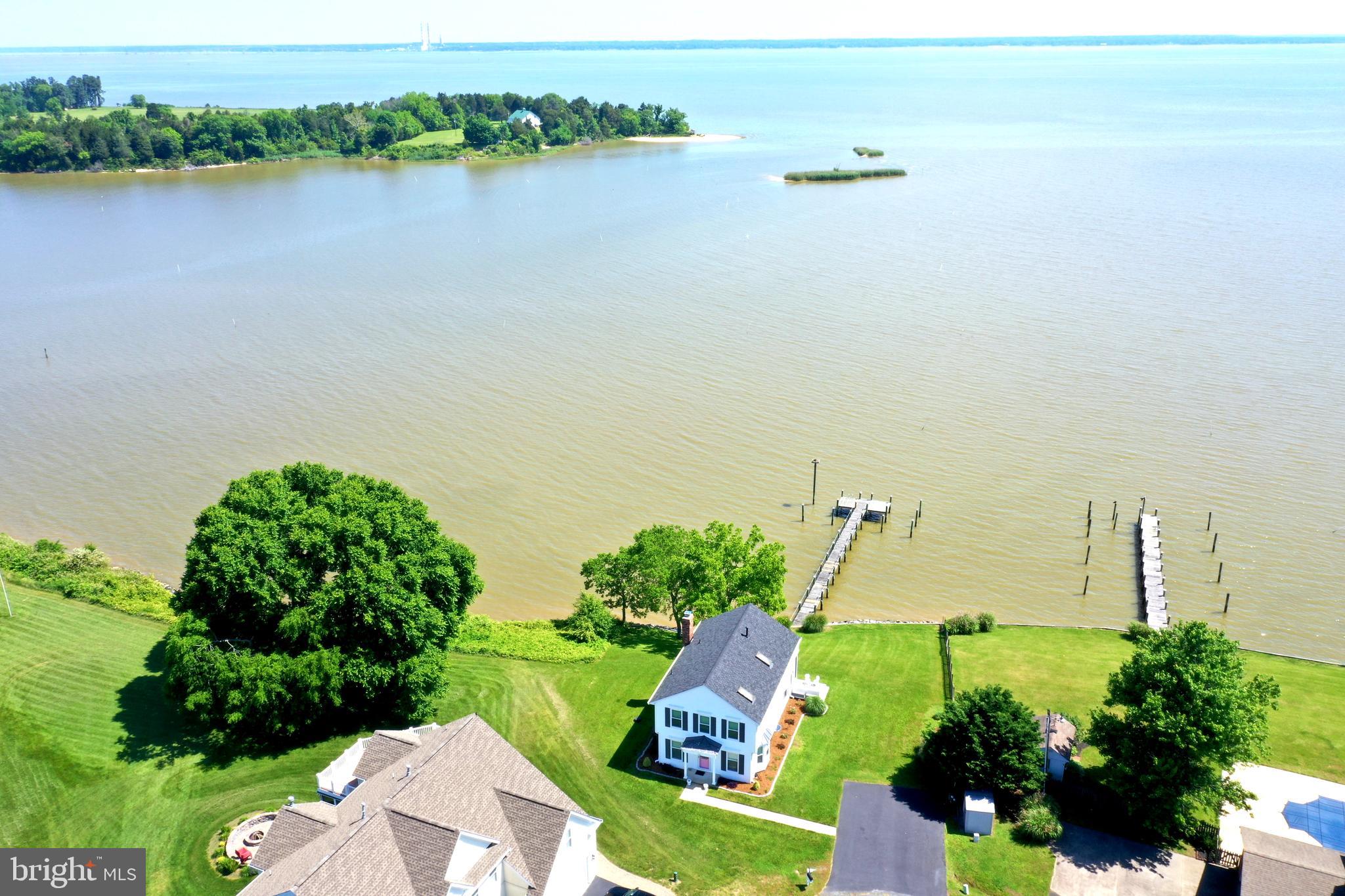 182 Shellfield Lane Colonial Beach, VA 22443 - Photo 1 of 48 Aerial Front View