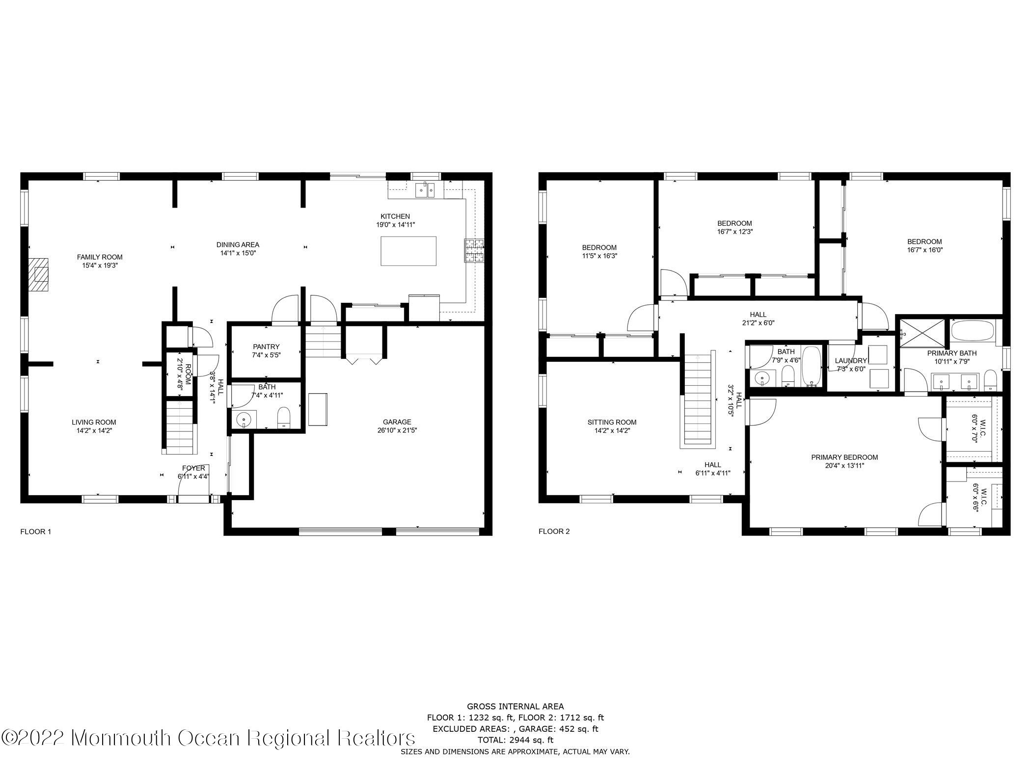 599 Line Road Aberdeen, NJ 07747 - Photo 38 of 40 all_floors_dimensions_599_line_rd___hazl