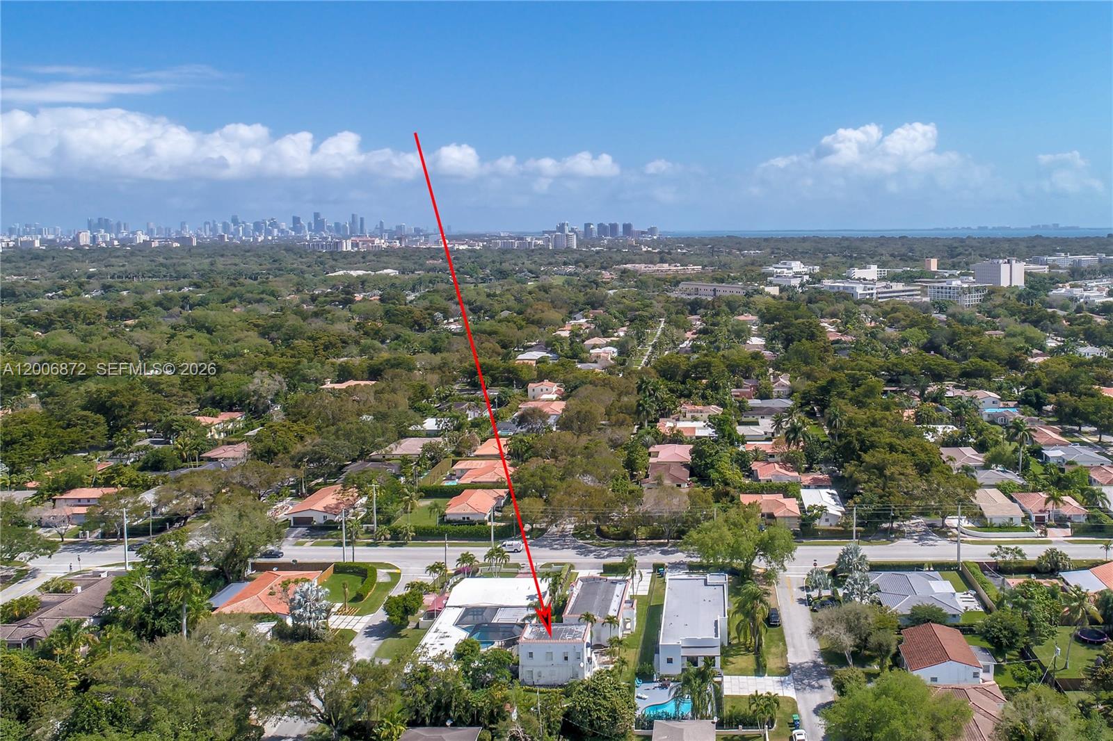 5116 Southwest 57th Avenue, Unit B Miami, FL 33155 - Photo 25 of 26 a view of a city