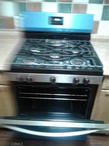 a close view of stove