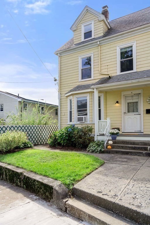 11 Hadwin Way Boston, MA 02131 - Photo 22 of 22 a front view of a house with a yard
