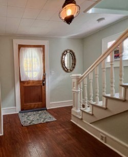 239 Pelham Road Amherst, MA 01002 - Photo 6 of 30 a view of an entryway with wooden floor