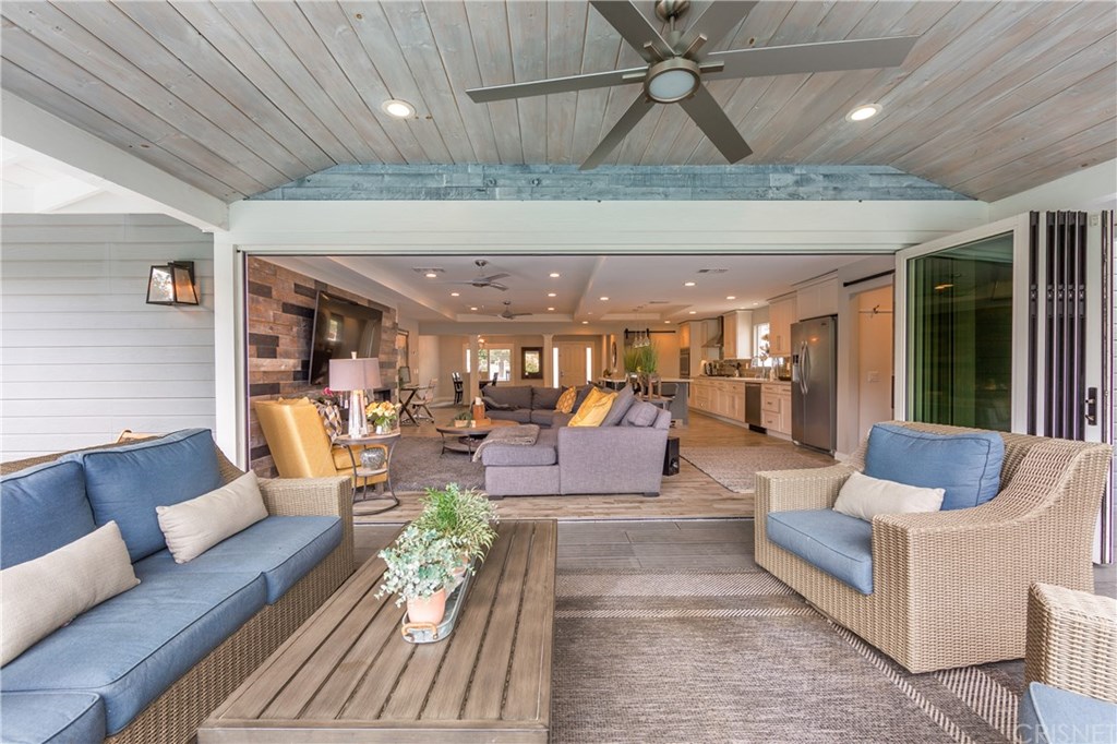 24344 Valley Street Newhall, CA 91321 - Photo 26 of 49 deck to main house view