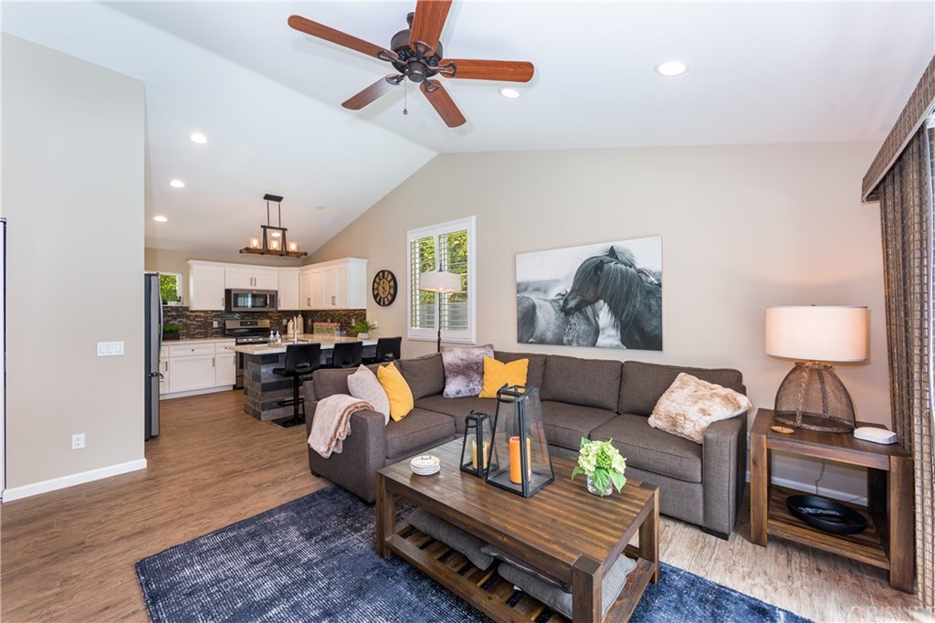 24344 Valley Street Newhall, CA 91321 - Photo 35 of 49 Guest house living room/kitchen