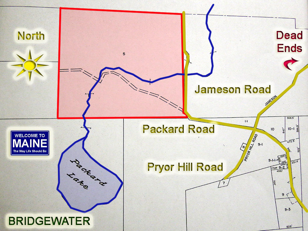 304 Packard Road Bridgewater, ME 04735 - Photo 2 of 34 map-bridgewater-packard-rd