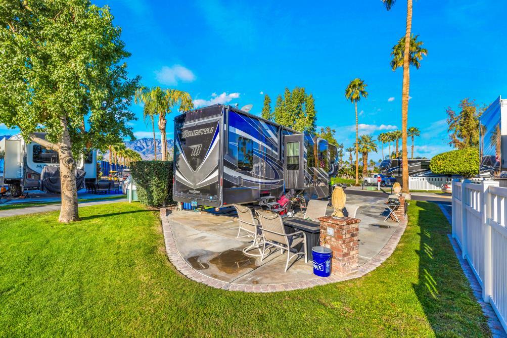 69411 Ramon Road, Unit 1158 Cathedral City, CA 92234 - Photo 13 of 18 a view of outdoor space yard deck and patio