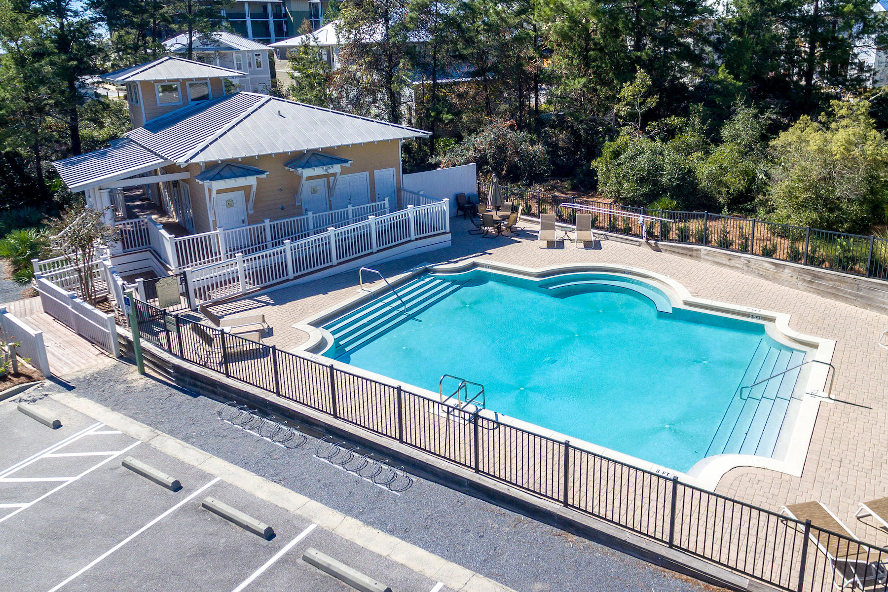 237 Cabana Trail Santa Rosa Beach, FL 32459 - Photo 27 of 27 a view of a white house with a yard