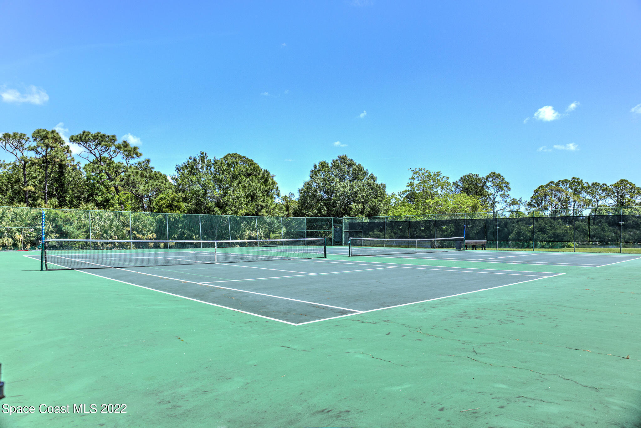 3415 Shady Run Road Melbourne, FL 32934 - Photo 40 of 45 a view of tennis court