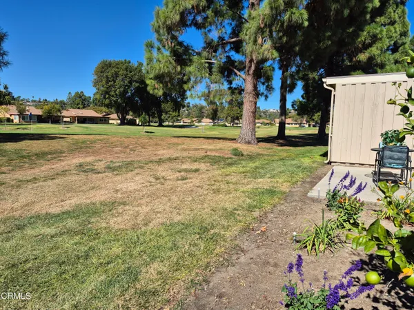 a view of outdoor space with garden