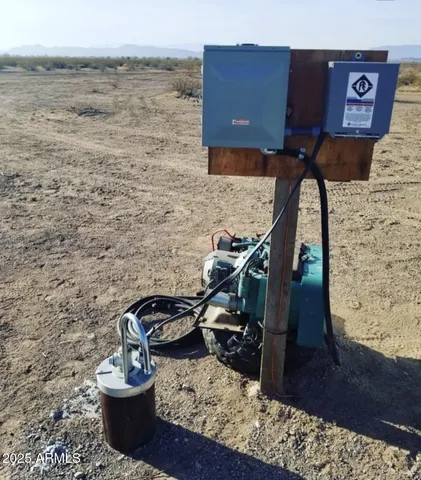 a car parked in the middle of a field