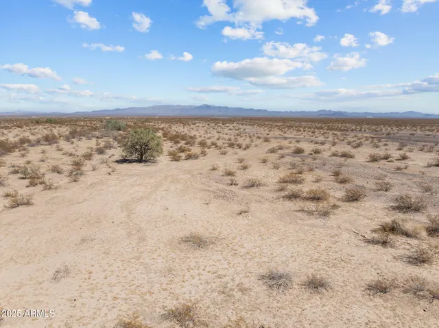 a view of a car in a lot