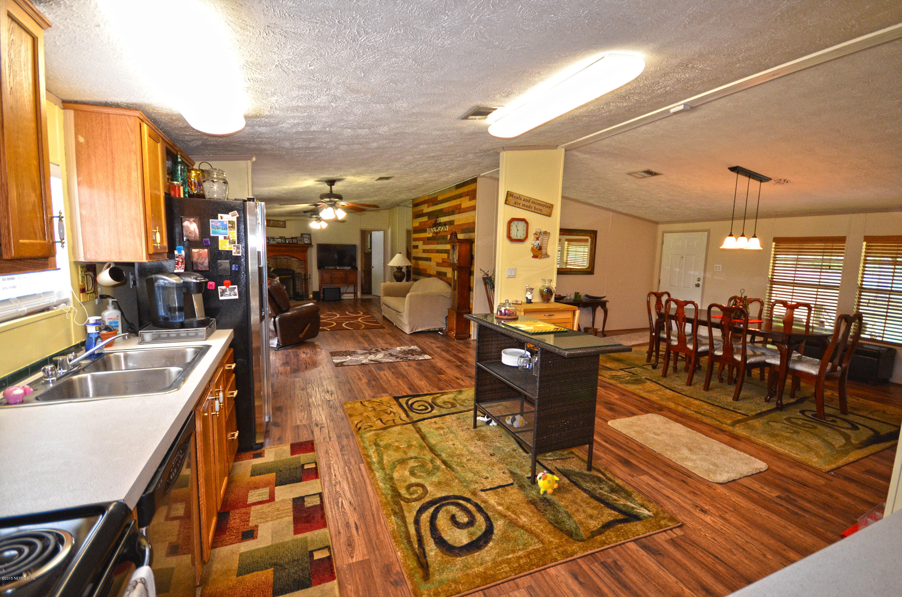 4511 Bondarenko Road Keystone Heights, FL 32656 - Photo 5 of 27 Open concept kitchen & living area