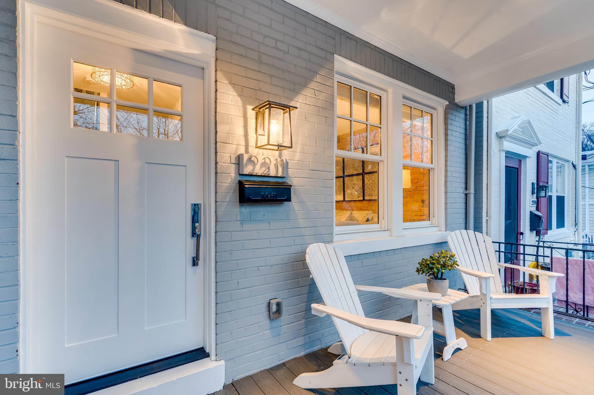 2211 38th Street Northwest Washington, DC 20007 - Photo 2 of 51 a view of a dining room with furniture and window