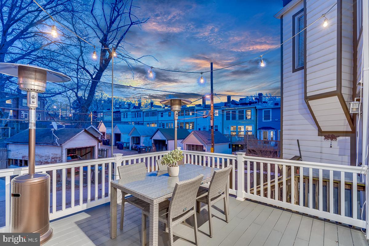 2211 38th Street Northwest Washington, DC 20007 - Photo 37 of 51 a view of a roof deck