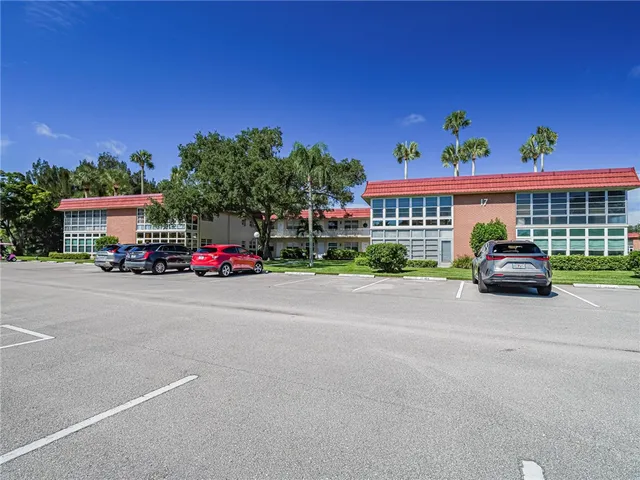 a car parked in front of a building