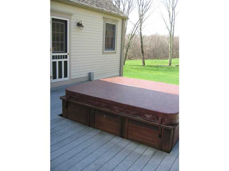 1495 Chopmist Hill Road Scituate, RI 02857 - Photo 13 of 25 Swimming Pool/Hot Tub/Sauna. Hot tub right outside your bedroom door!