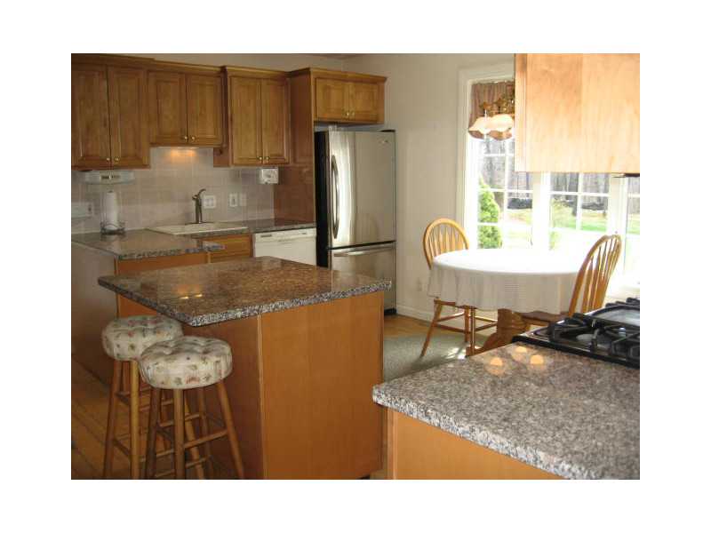 1495 Chopmist Hill Road Scituate, RI 02857 - Photo 3 of 25 Kitchen. Bay window looks out to beautiful landscaped grounds!