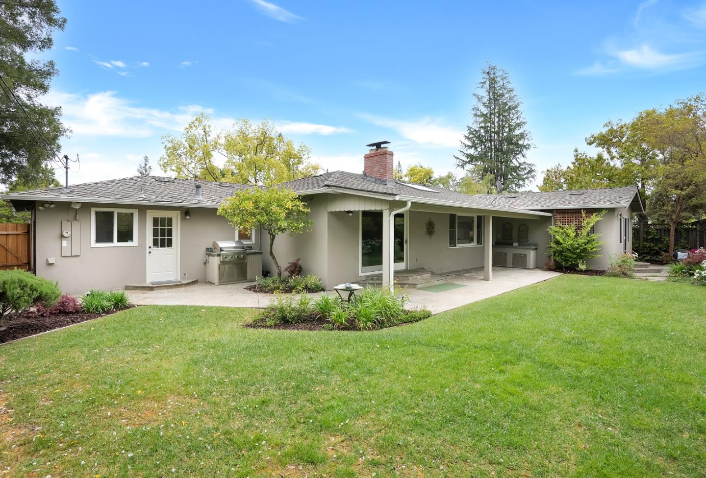 830 Cherrystone Drive Los Gatos, CA 95032 - Photo 19 of 28 front view of a house with a yard
