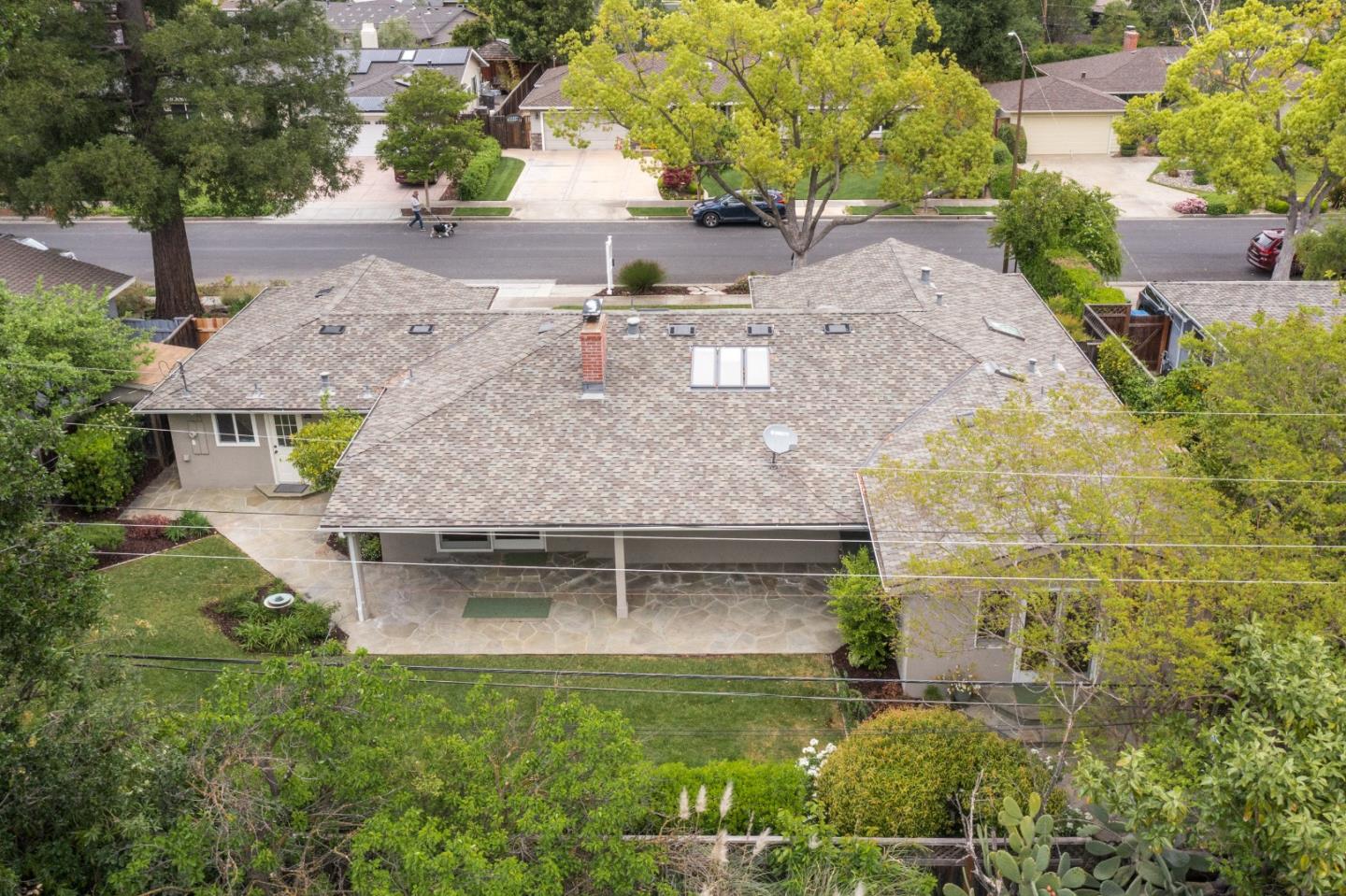 830 Cherrystone Drive Los Gatos, CA 95032 - Photo 20 of 28 an aerial view of a house with a yard