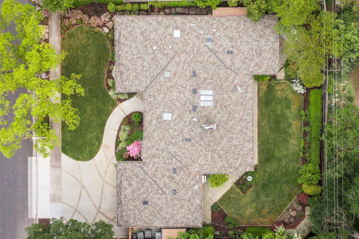 830 Cherrystone Drive Los Gatos, CA 95032 - Photo 23 of 28 an aerial view of a house