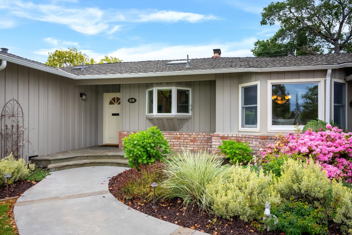 830 Cherrystone Drive Los Gatos, CA 95032 - Photo 3 of 28 a view of a house with potted plants
