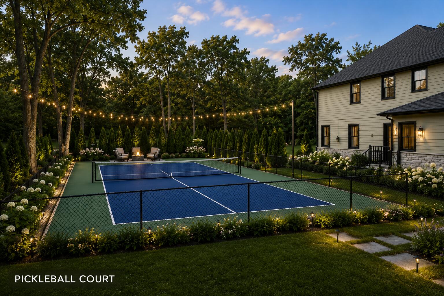 N1931 Linn Road Lake Geneva, WI 53147 - Photo 41 of 44 ai rendering of pickleball court. Lot not included