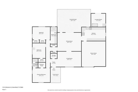 $300,000 | 115 North Wisteria Street, Mansfield, TX 76063