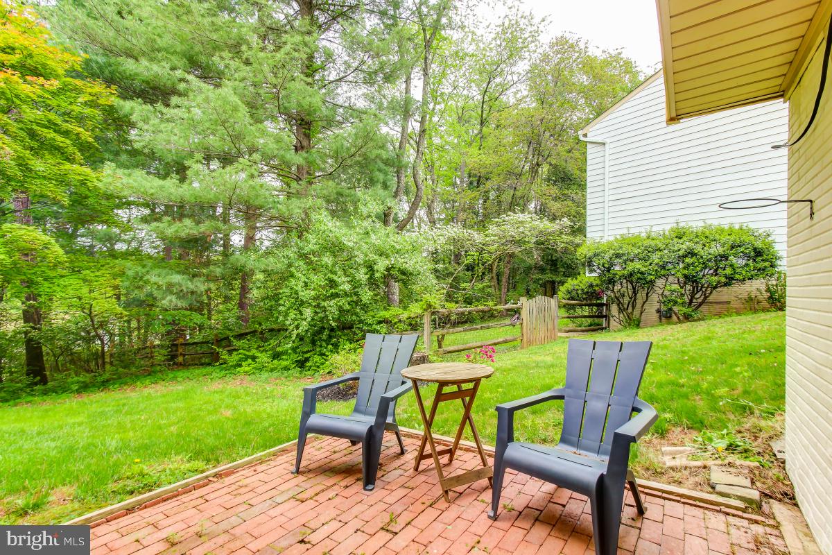 1808 Post Oak Trail Reston, VA 20191 - Photo 45 of 51 Backyard Patio off the Rec Room