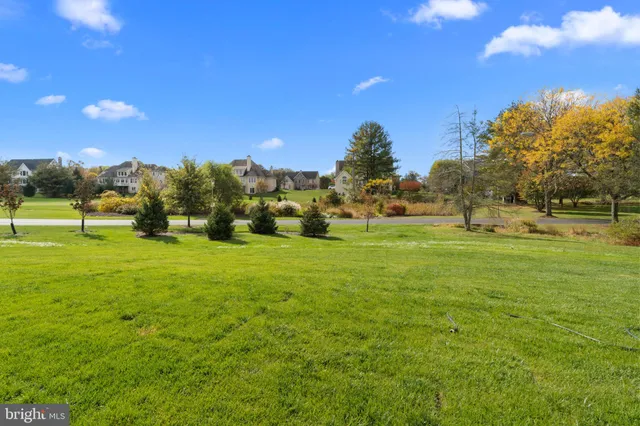 a view of a golf course