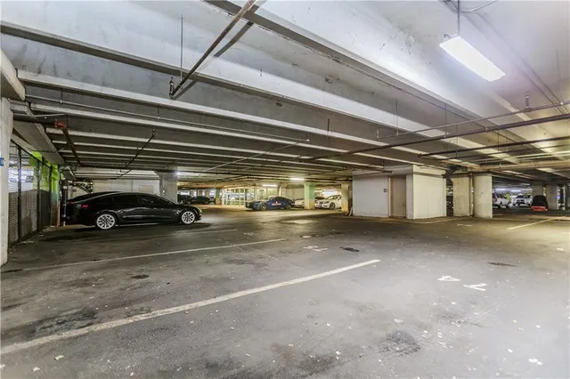 a view of parking area