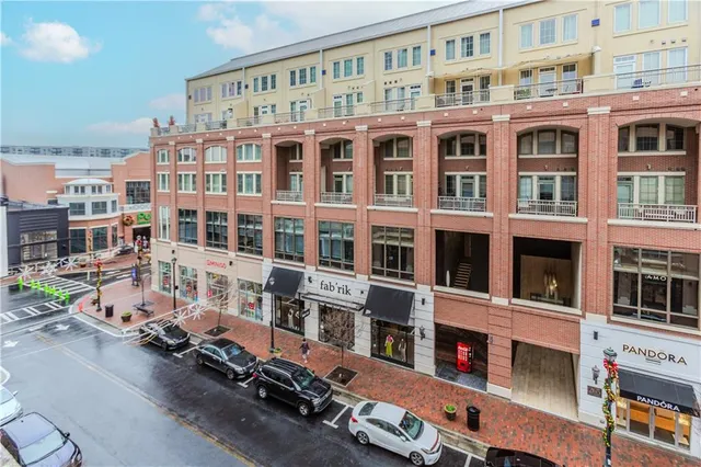 a view of a building with a lot of windows