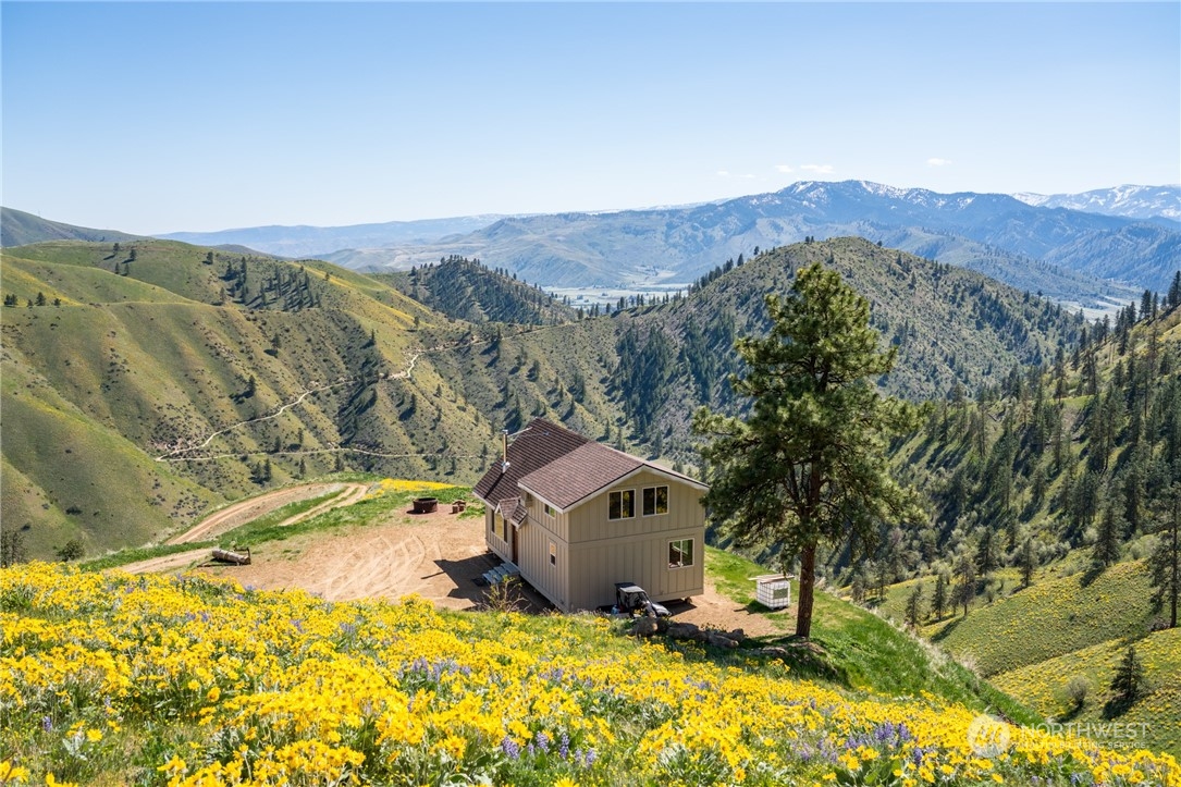 6734 Nahahum Canyon Road Cashmere, WA 98815 - Photo 6 of 32 a view of a mountain with an outdoor space