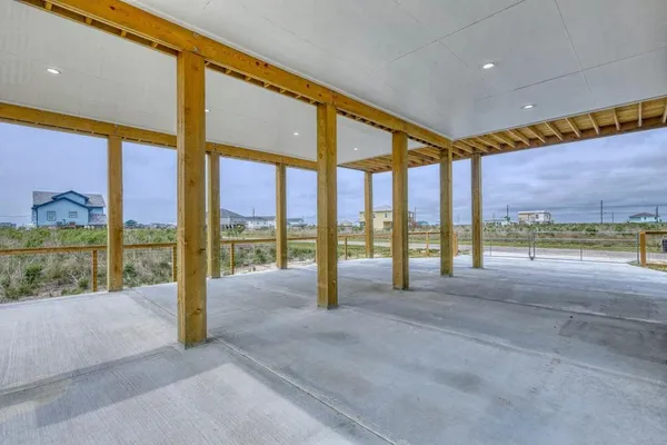 a view of an interior of the building