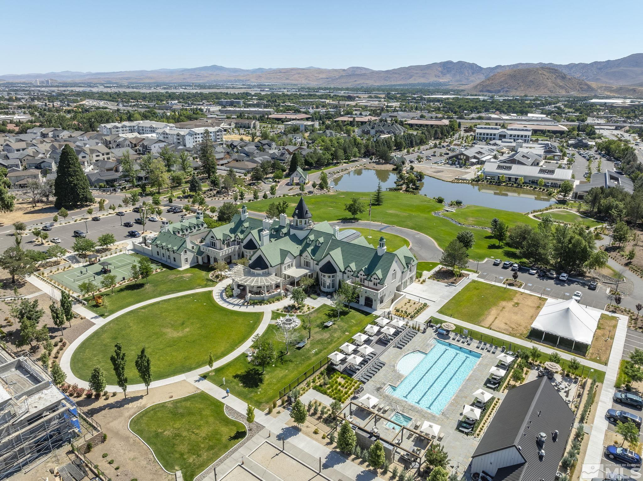 629 Silver Charm Way, Unit 7 Reno, NV 89511 - Photo 20 of 35 an aerial view of residential houses with outdoor space