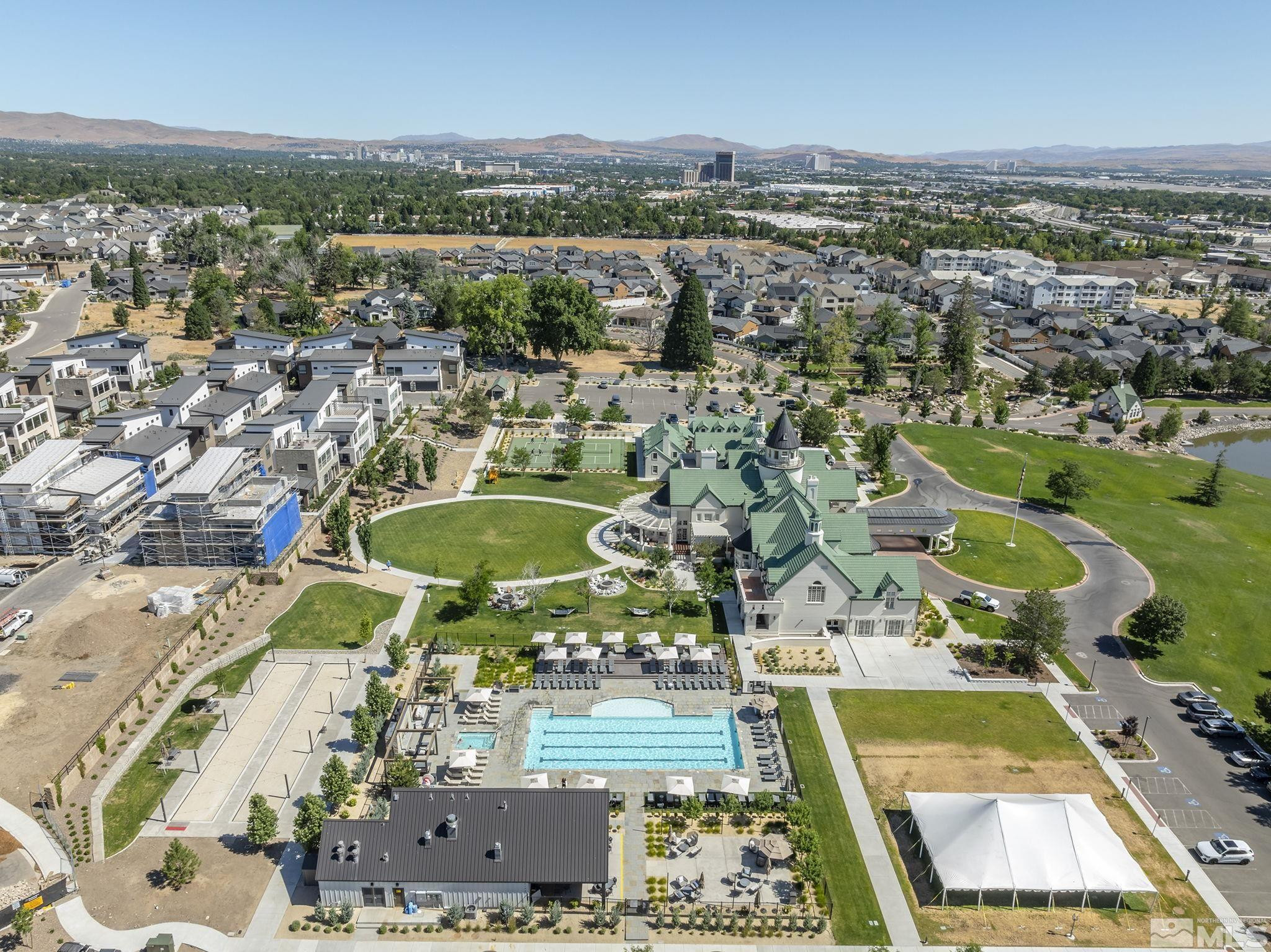 629 Silver Charm Way, Unit 7 Reno, NV 89511 - Photo 21 of 35 an aerial view of residential houses with outdoor space