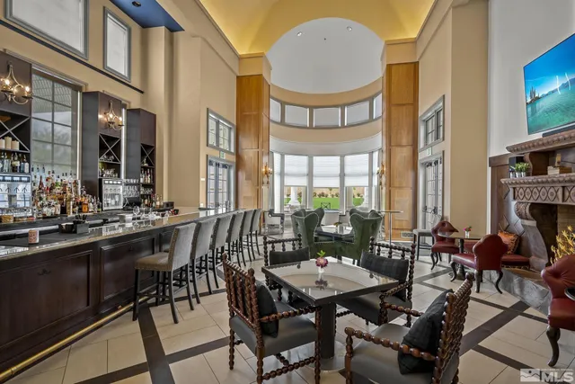 a view of a lake with a building in the background