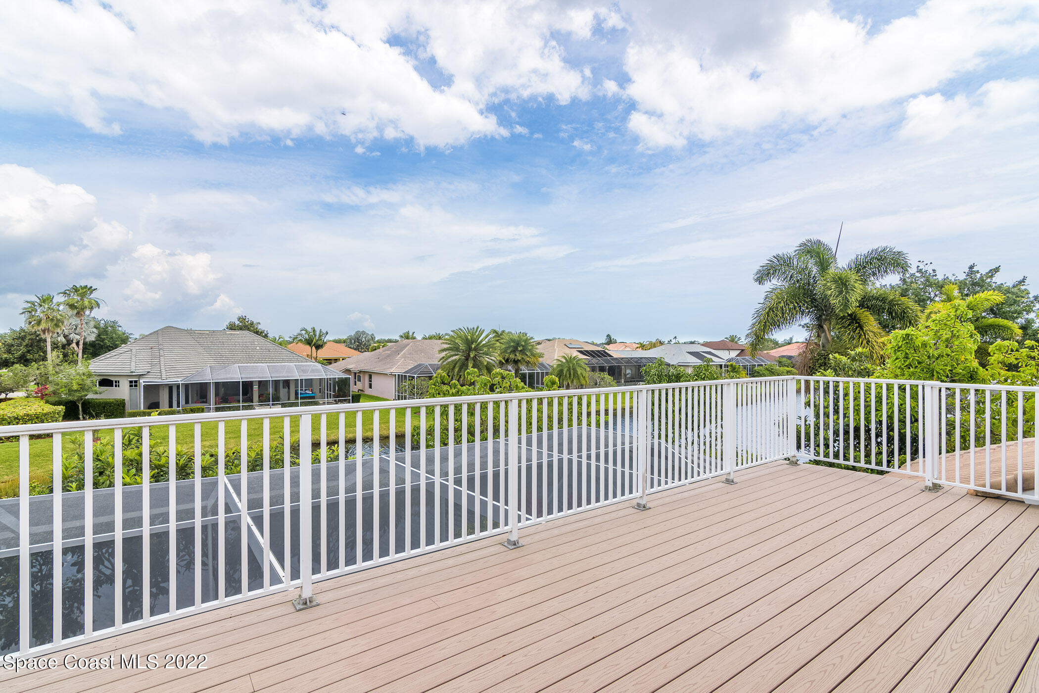 4251 Stoney Point Road Melbourne, FL 32940 - Photo 32 of 62 a view of a wooden roof deck