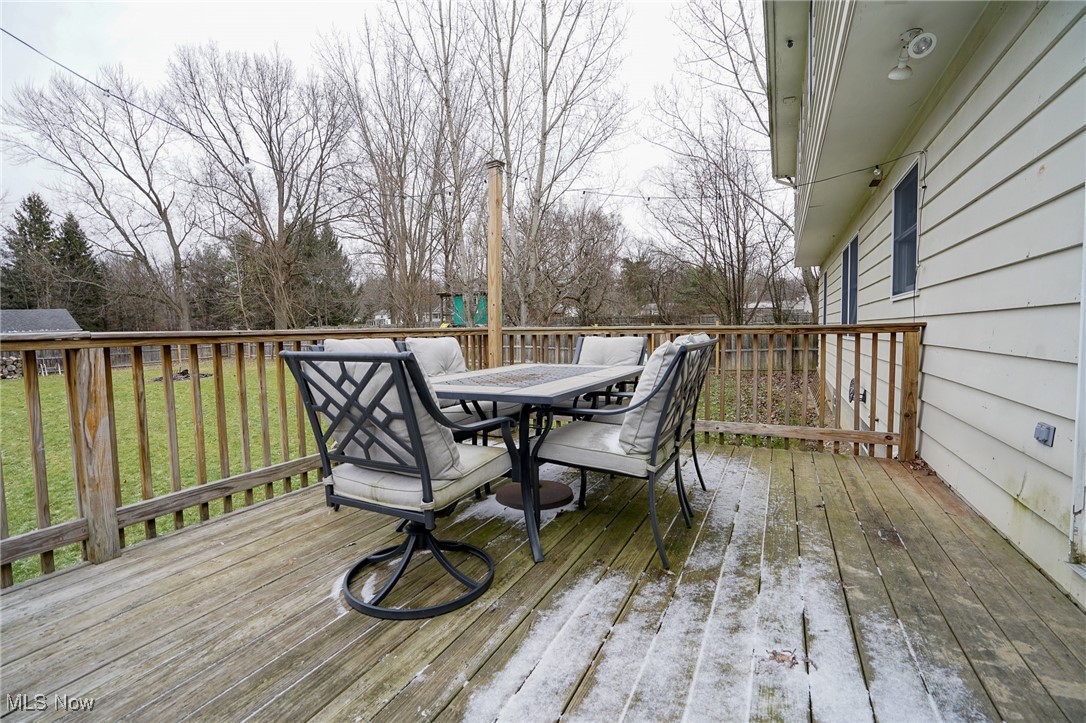8651 King Graves Road Northeast Warren, OH 44484 - Photo 13 of 24 Wooden deck with a yard