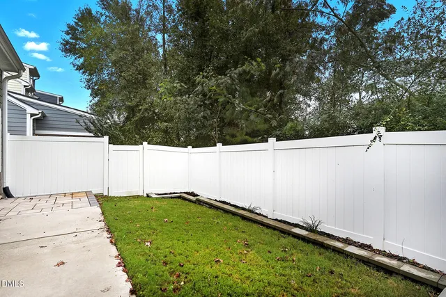 a house view with a garden space