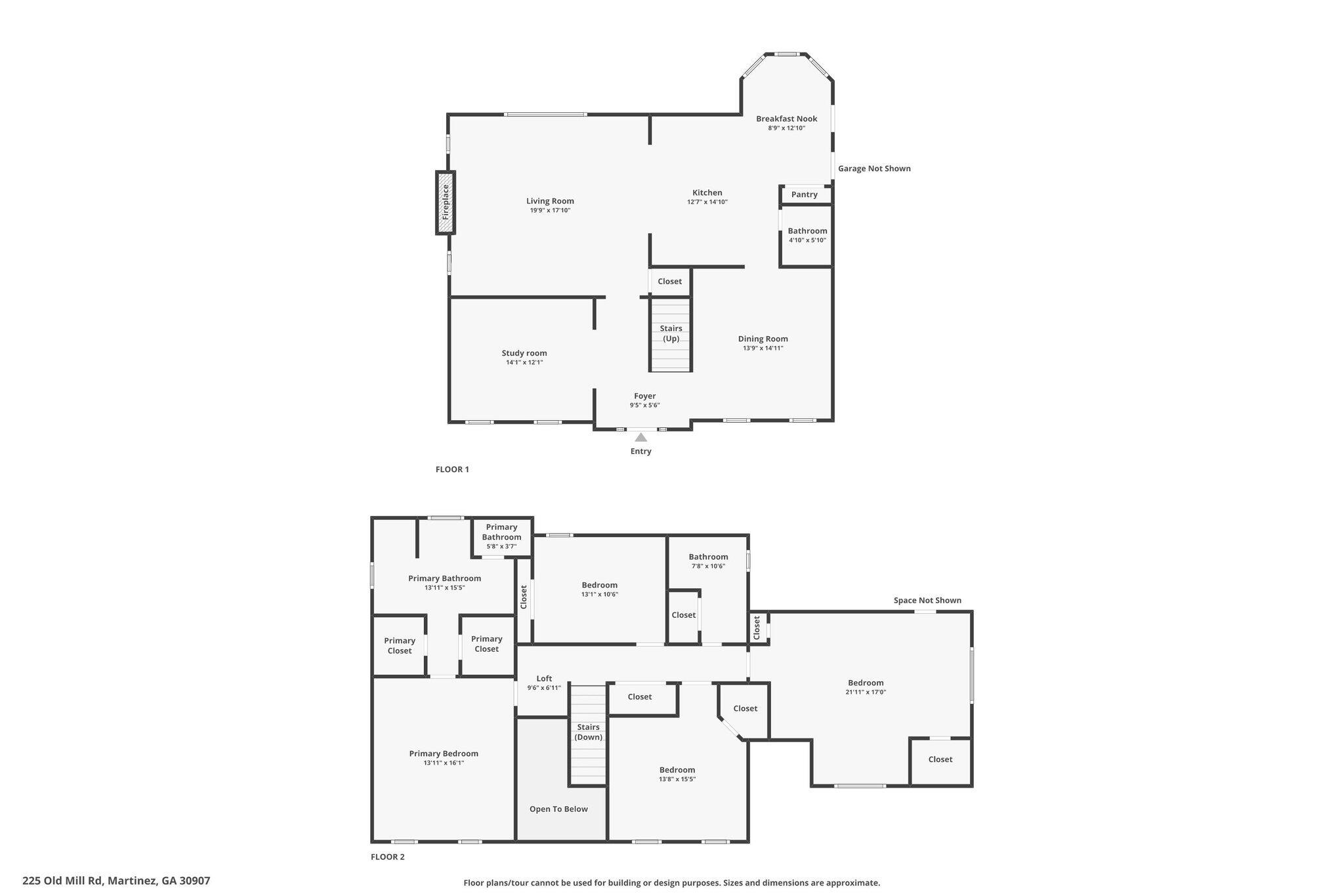225 Old Mill Road Martinez, GA 30907 - Photo 43 of 45 Combined