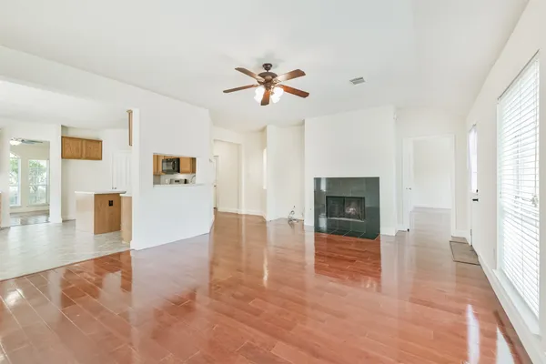 a house with trees in front of it