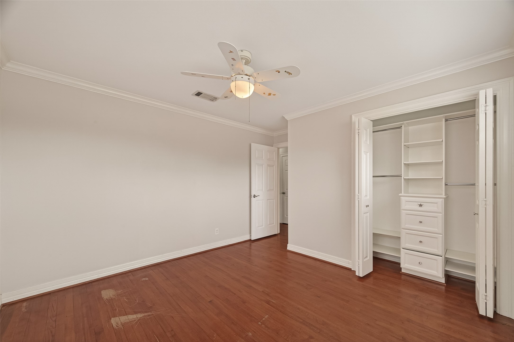 7702 Rockhill Street Houston, TX 77061 - Photo 20 of 30 wooden floor in an empty room