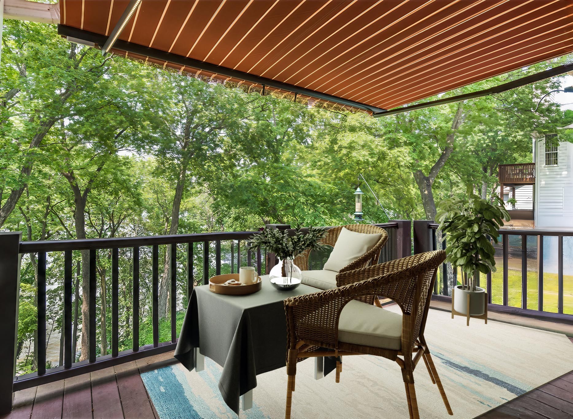 231 Green Harbor Road, Unit 141 Old Hickory, TN 37138 - Photo 25 of 40 a view of a two chairs in the roof deck