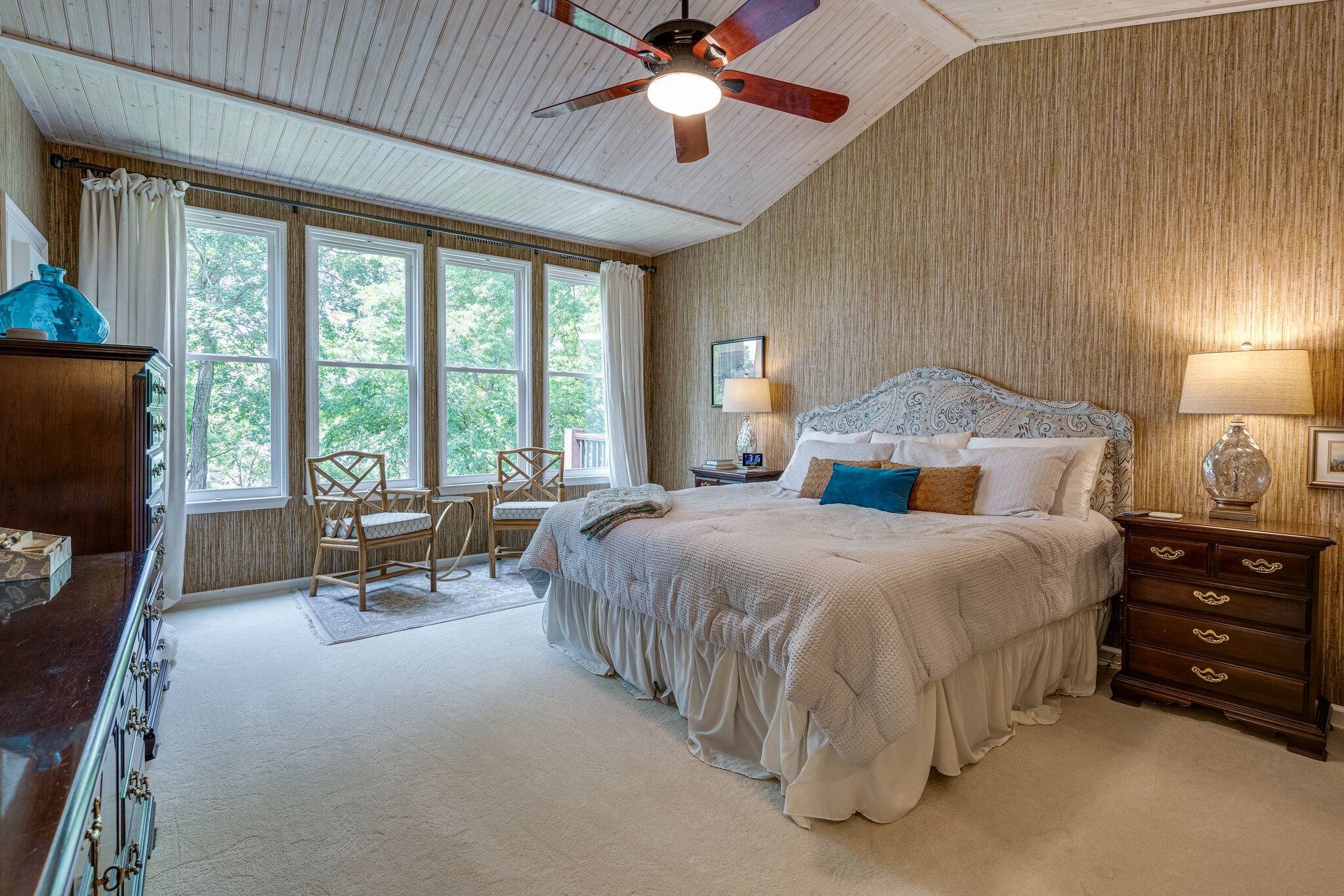 231 Green Harbor Road, Unit 141 Old Hickory, TN 37138 - Photo 4 of 40 a bedroom with a bed and a chandelier