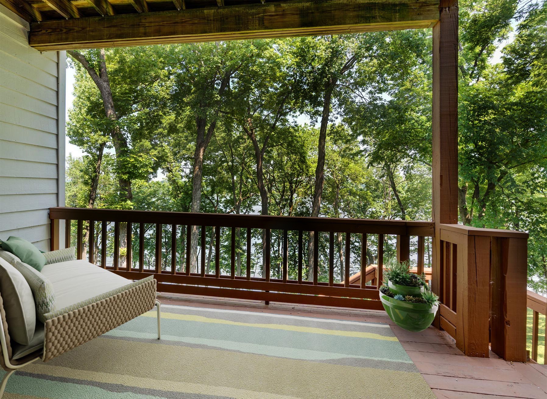 231 Green Harbor Road, Unit 141 Old Hickory, TN 37138 - Photo 6 of 40 a view of balcony with wooden floor and outdoor space
