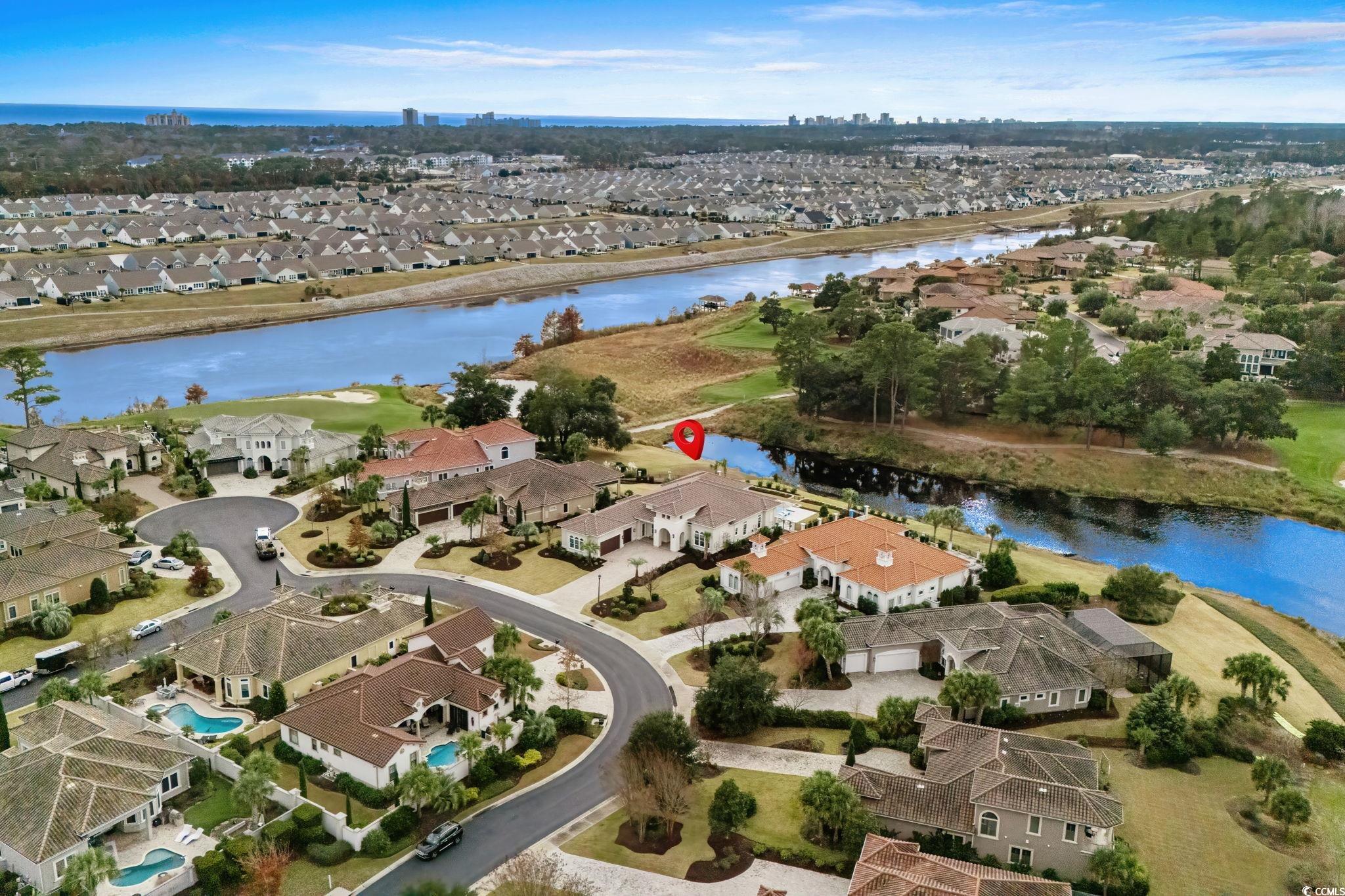 9273 Venezia Circle Myrtle Beach, SC 29579 - Photo 33 of 40 View of property location with a nearby body of water and nearby suburban area