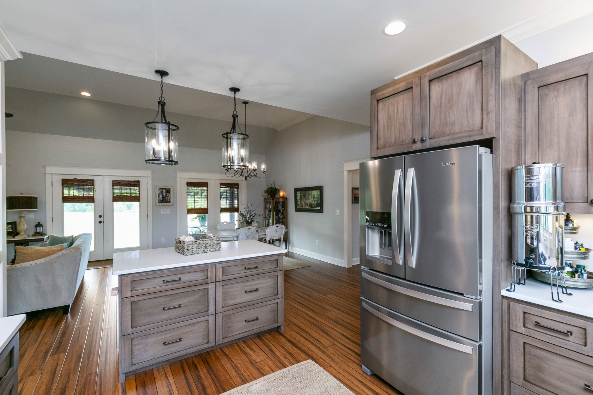 676 Burford Road Lebanon, TN 37087 - Photo 11 of 33 a kitchen with kitchen island a counter top space stainless steel appliances and cabinets